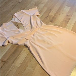 Wilfred pink blush dress back cut out sz 6